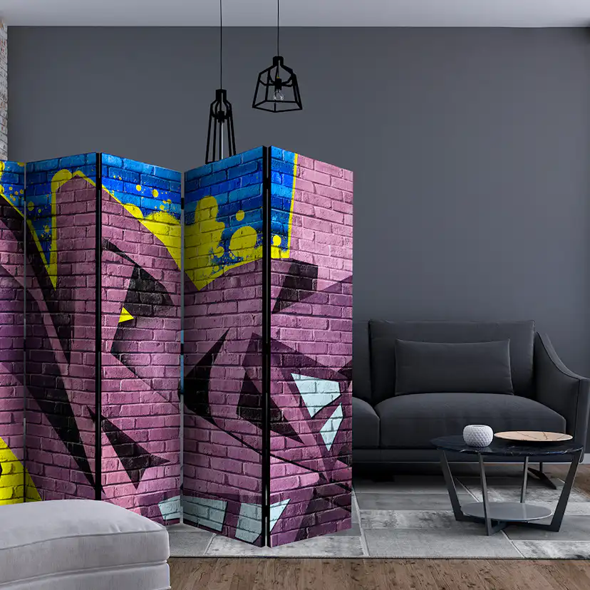 Rumsavdelare Arkiio Street Art Graffiti II 225x172 cm