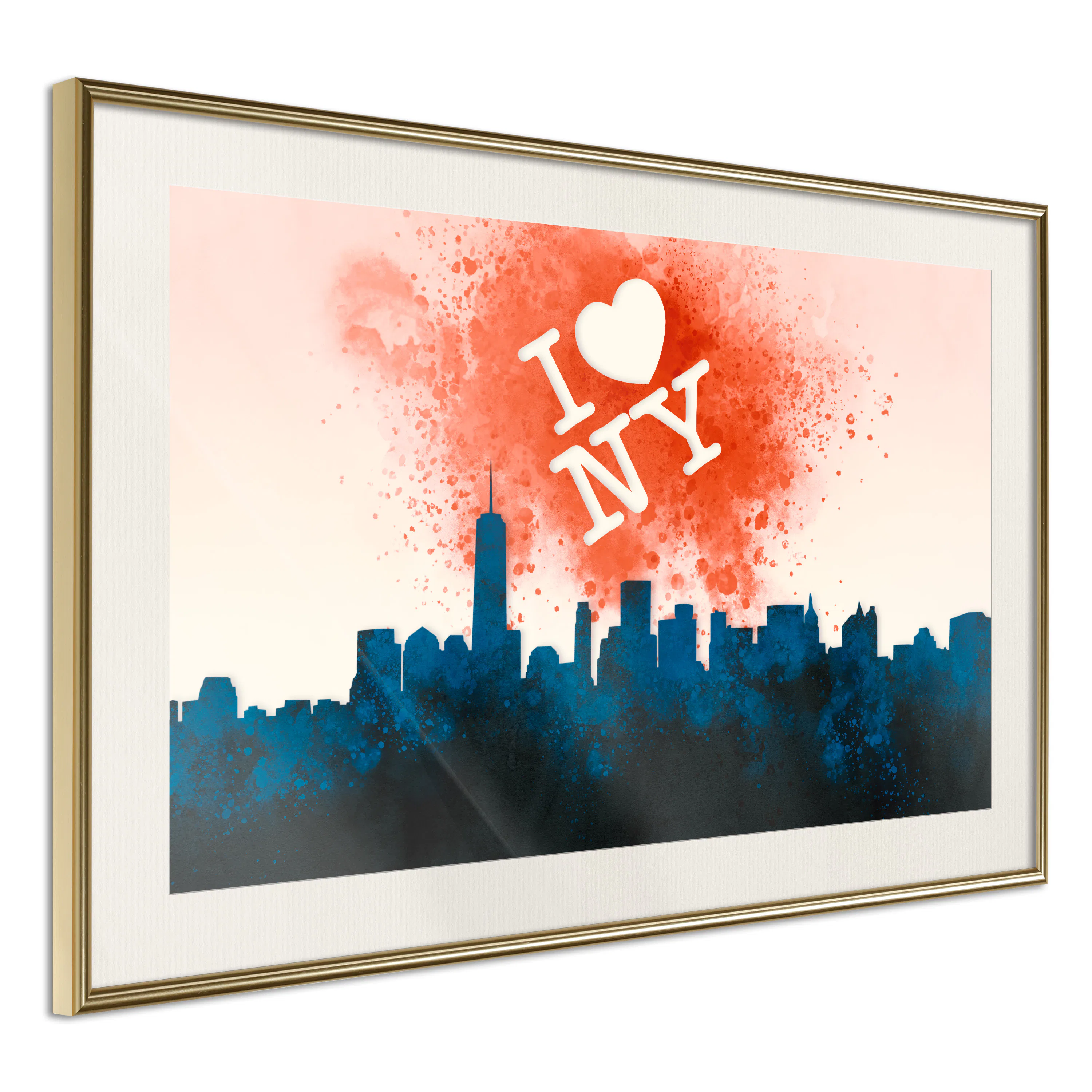 Poster Artgeist Affisch I Love NY