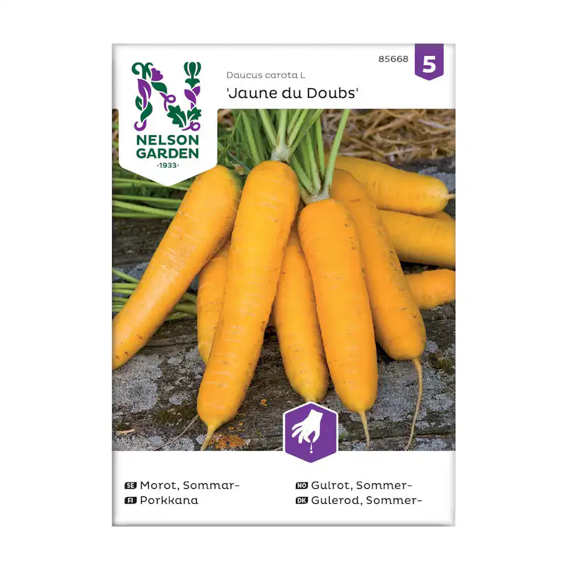 Frö Gul Sommarmorot Nelson Garden Jaune du Doubs