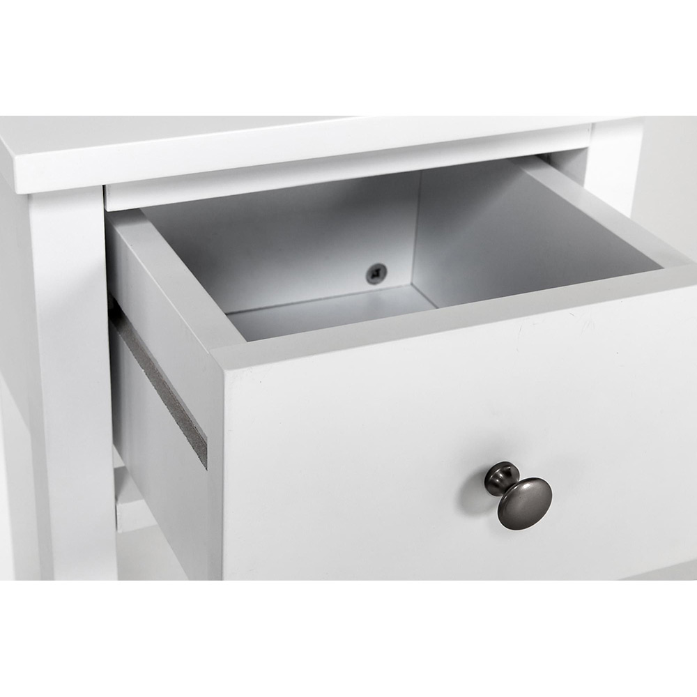 Sängbord In Living Magda 1-Låda vit