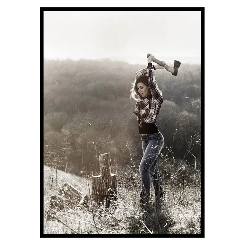 Poster Gallerix Lumberjack