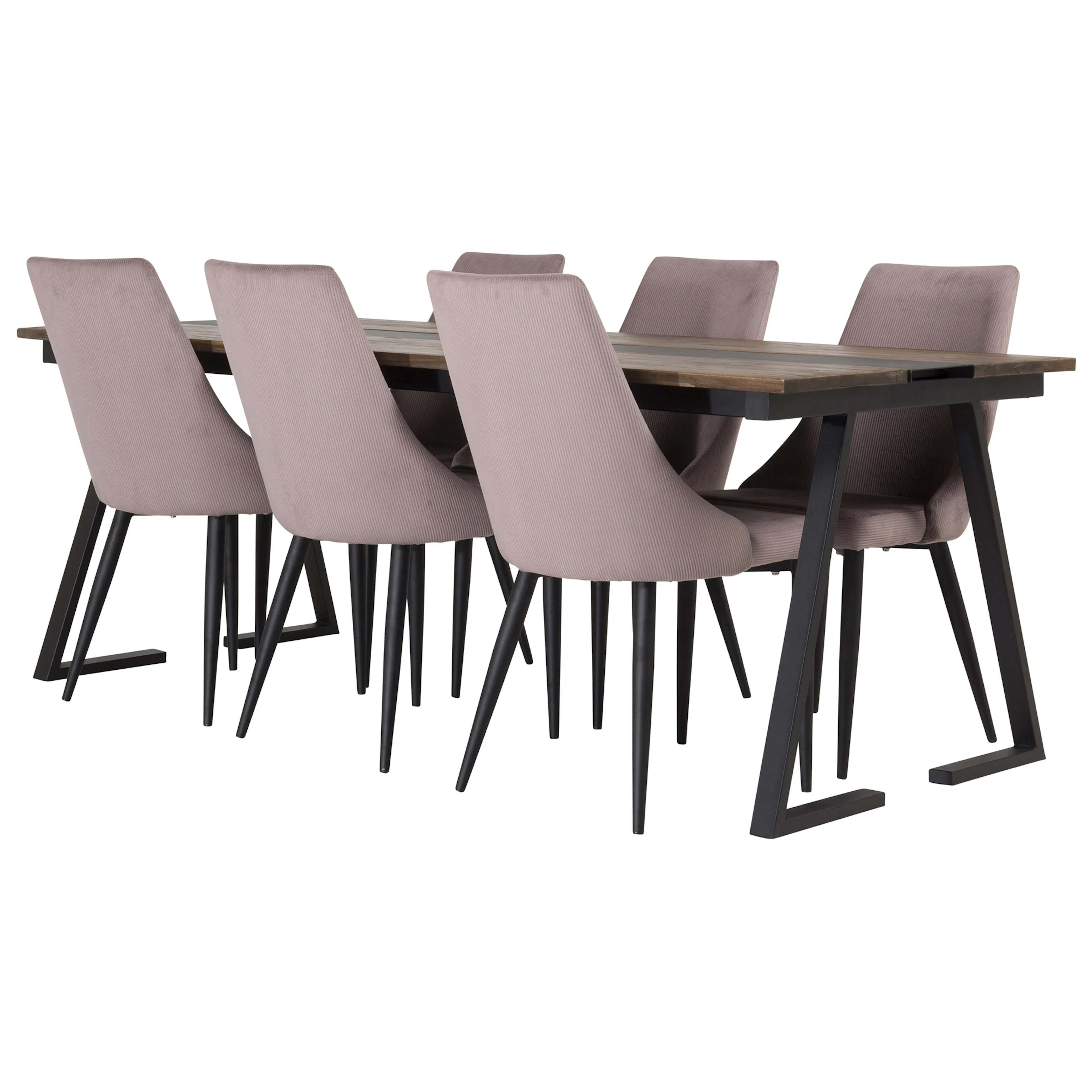 Teak/Rosa