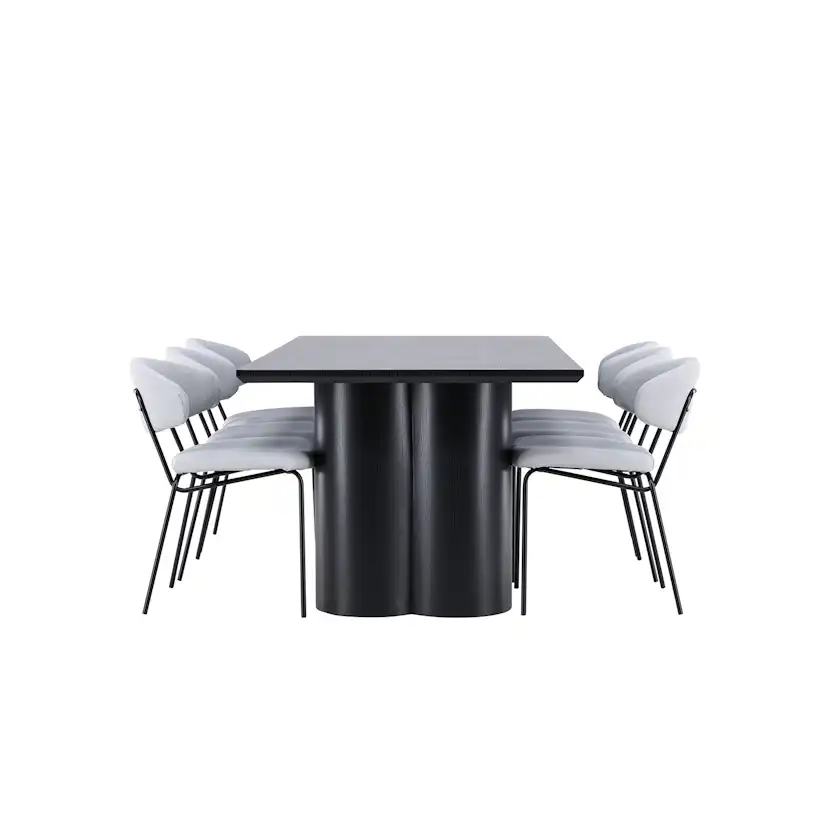 Matgrupp Venture Home Olivia 210 med 6 st Chico Stolar