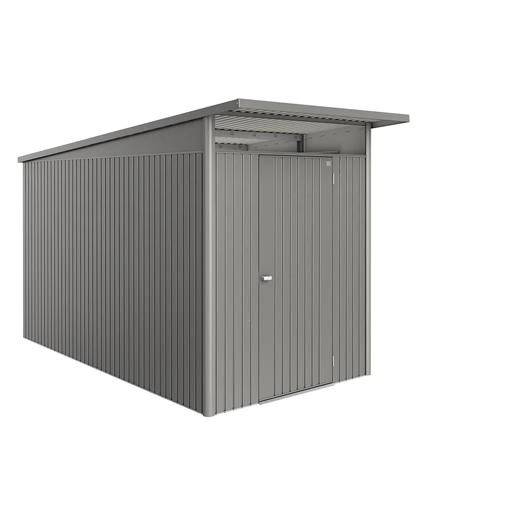 Redskapsbod Biohort Avantgarde Eco A4 Metallic Kvartsgrå Standarddörr