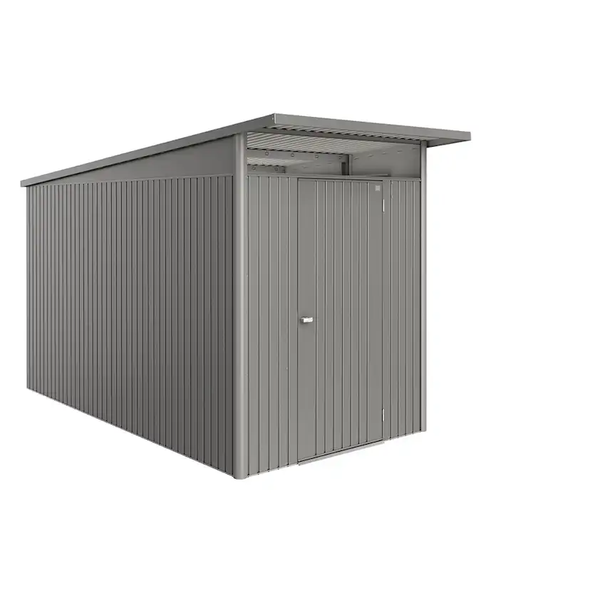 Redskapsbod Biohort Avantgarde Eco A4 Metallic Kvartsgrå Standarddörr