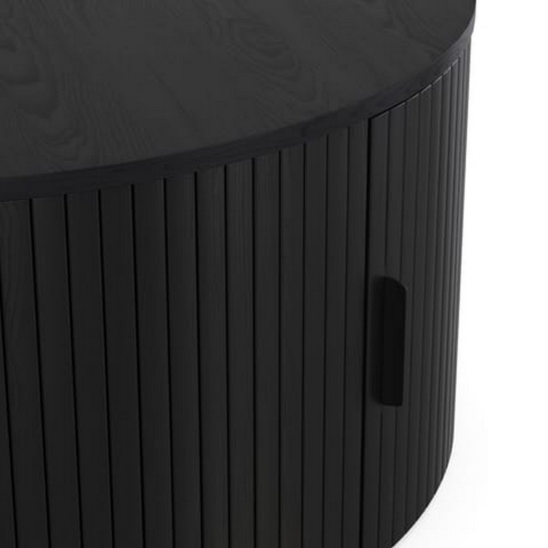 Soffbord In Living Noira Ø80 cm med Förvaring