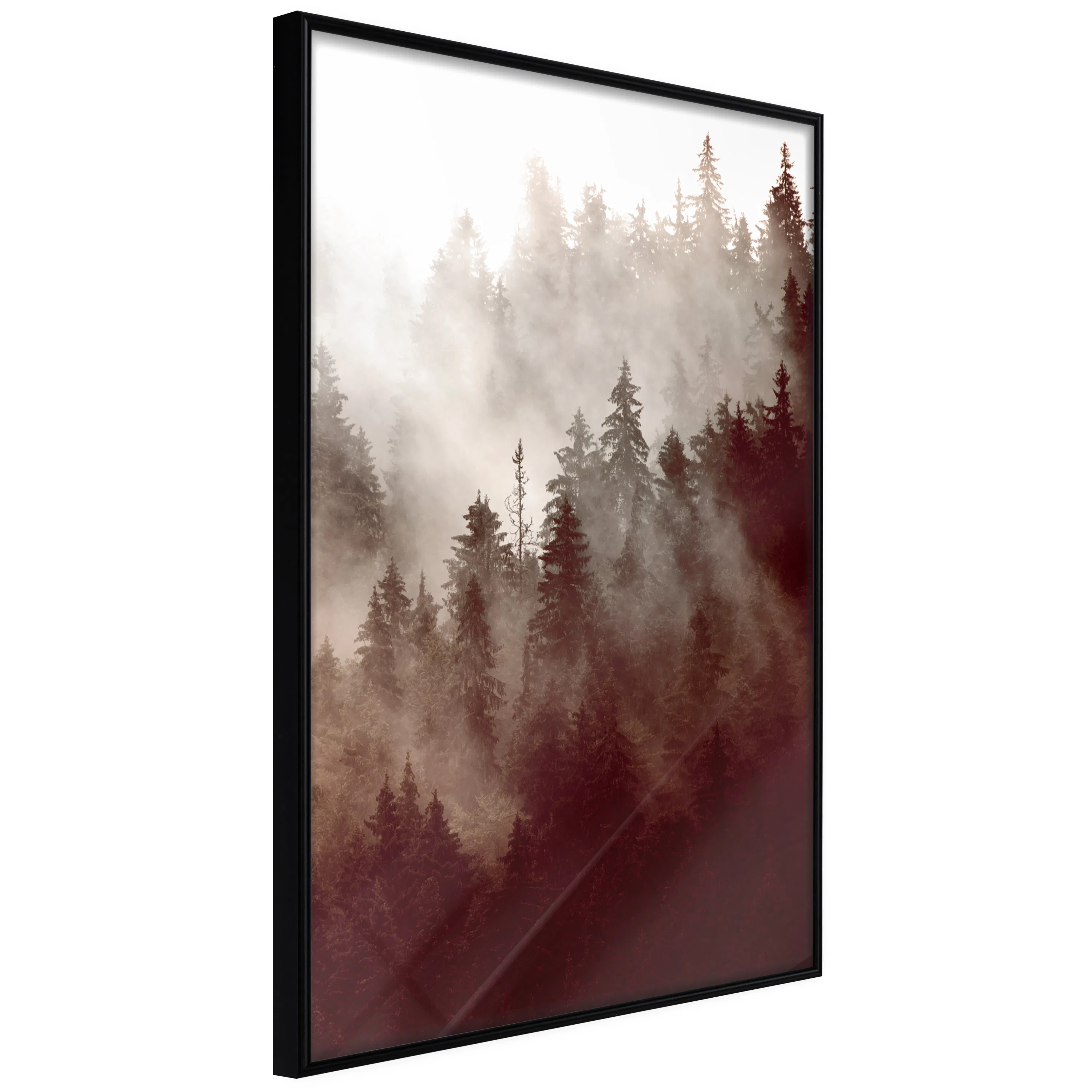 Poster Artgeist Affisch Brown Forest
