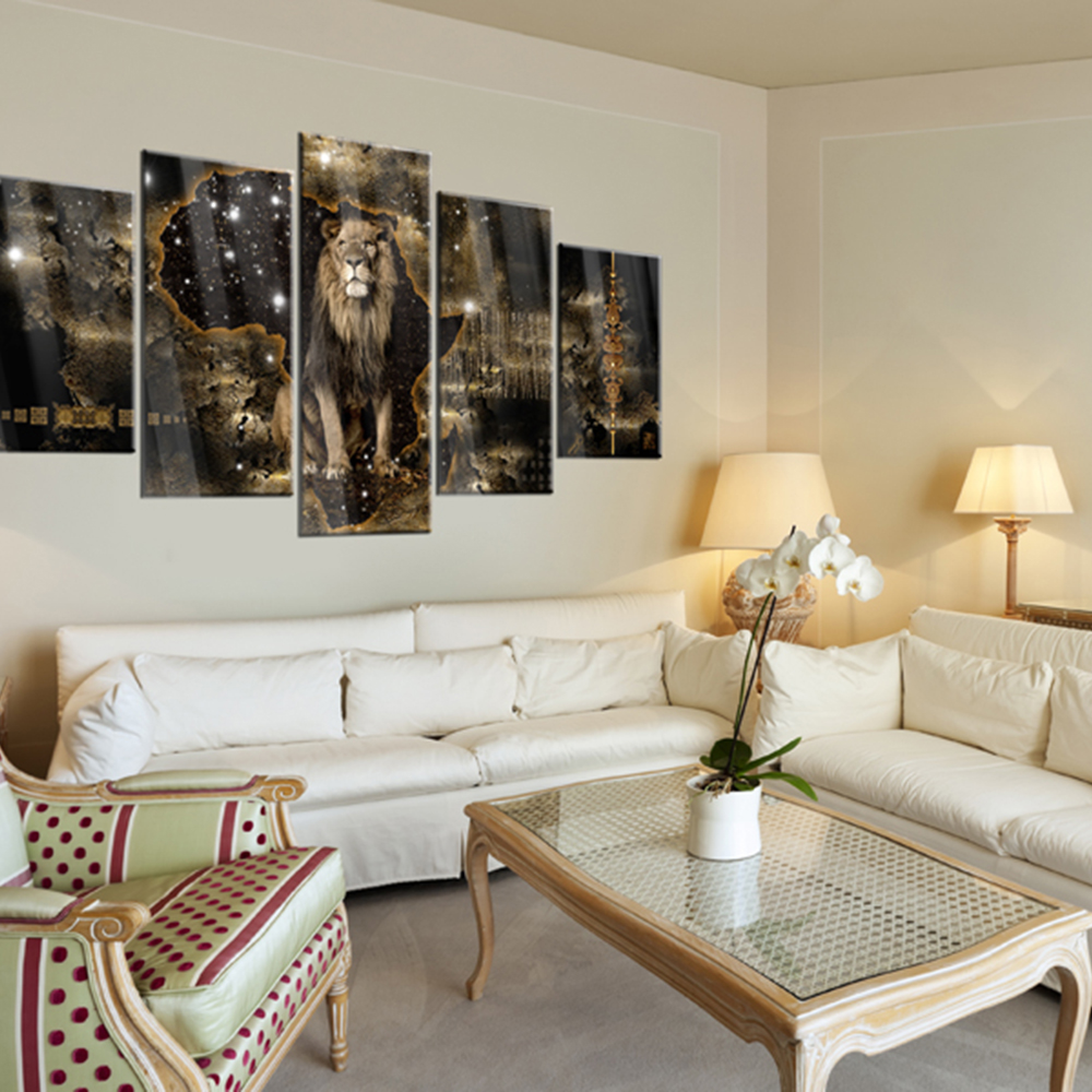 Akrylglastavla Arkiio Golden Lion