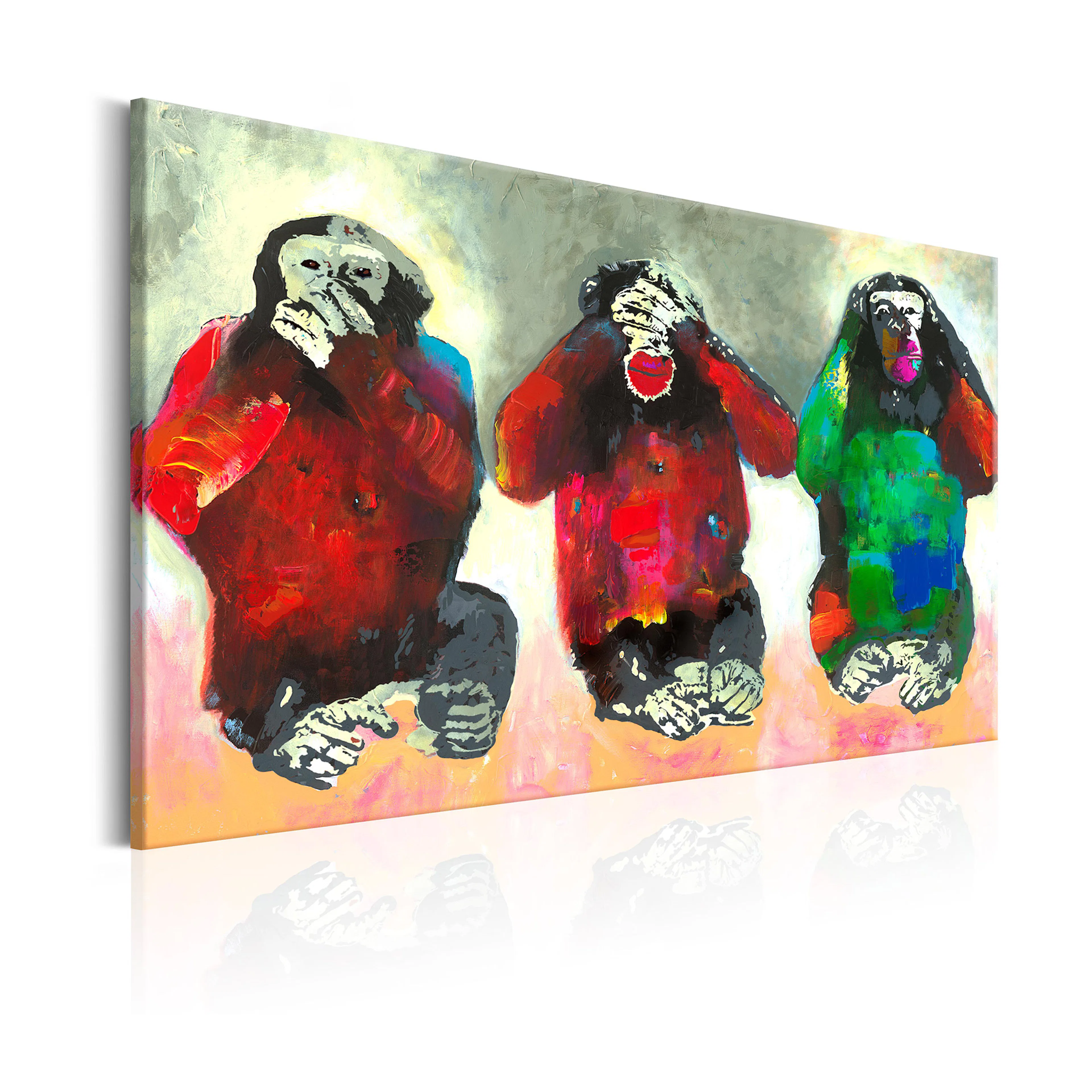 Tavla Arkiio Three Wise Monkeys