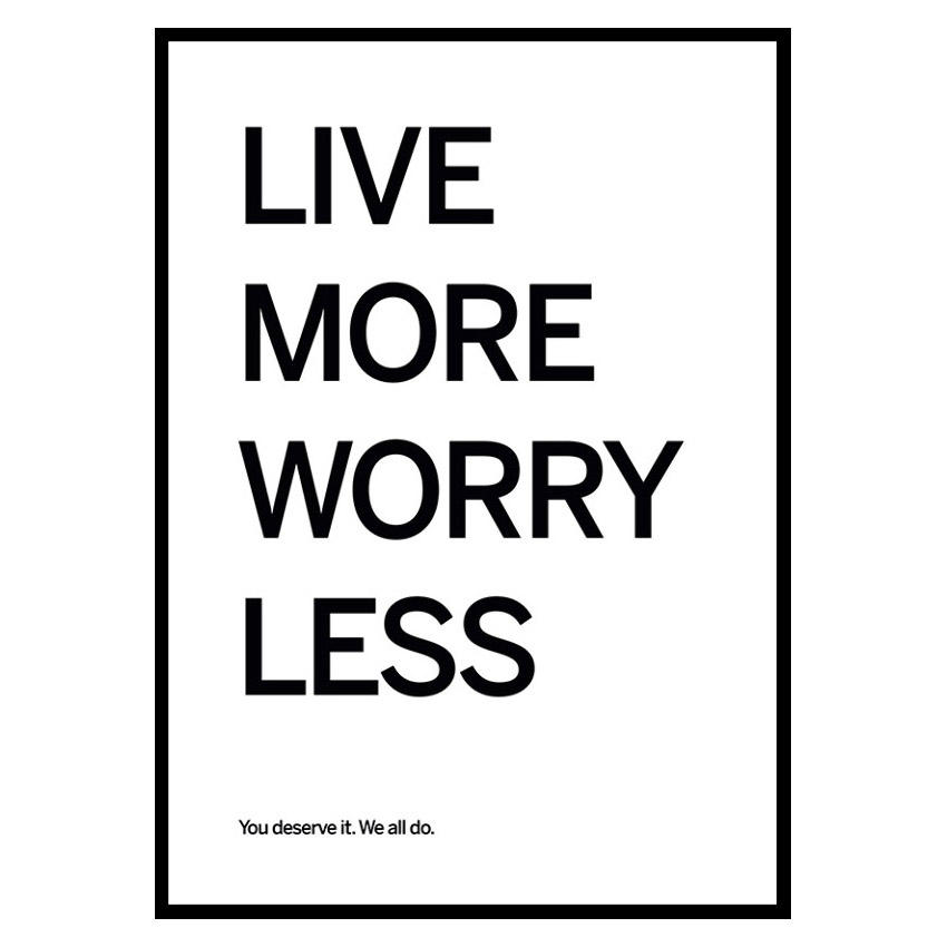 Poster Gallerix Live More