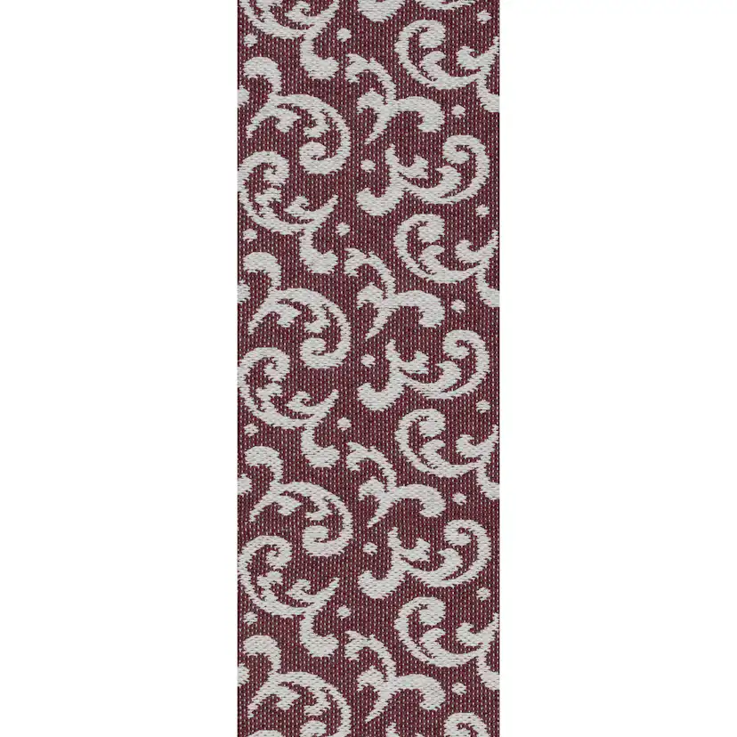 Barock Löpare Heather 120x33 Rödrosa, 33x120 cm