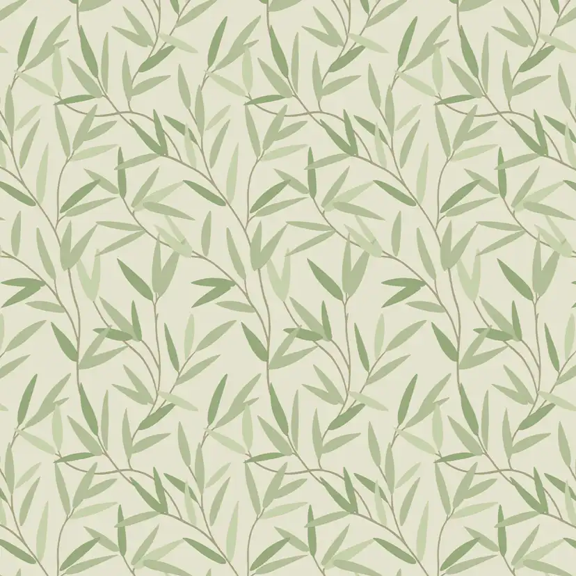 Tapet Laura Ashley Willow Leaf Hedgerow 113364 EasyUp, Mönstrad Flerfärgad
