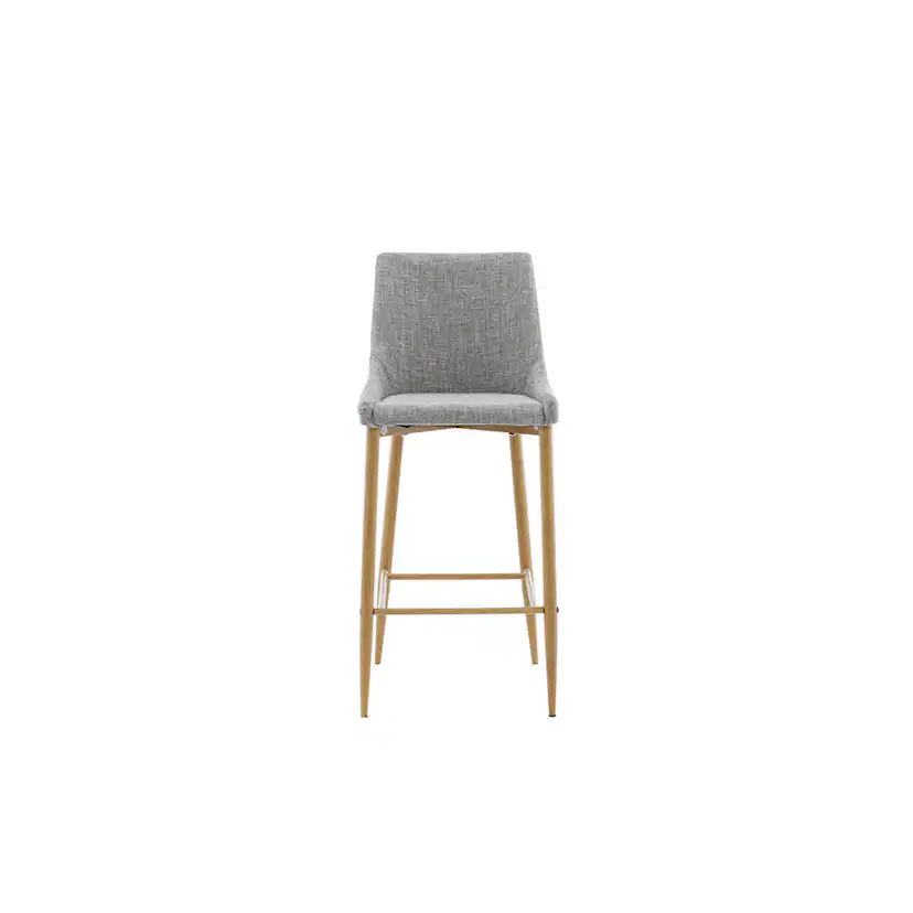 Plaza - Bar stool - Light grey Färg: Ljusgrå