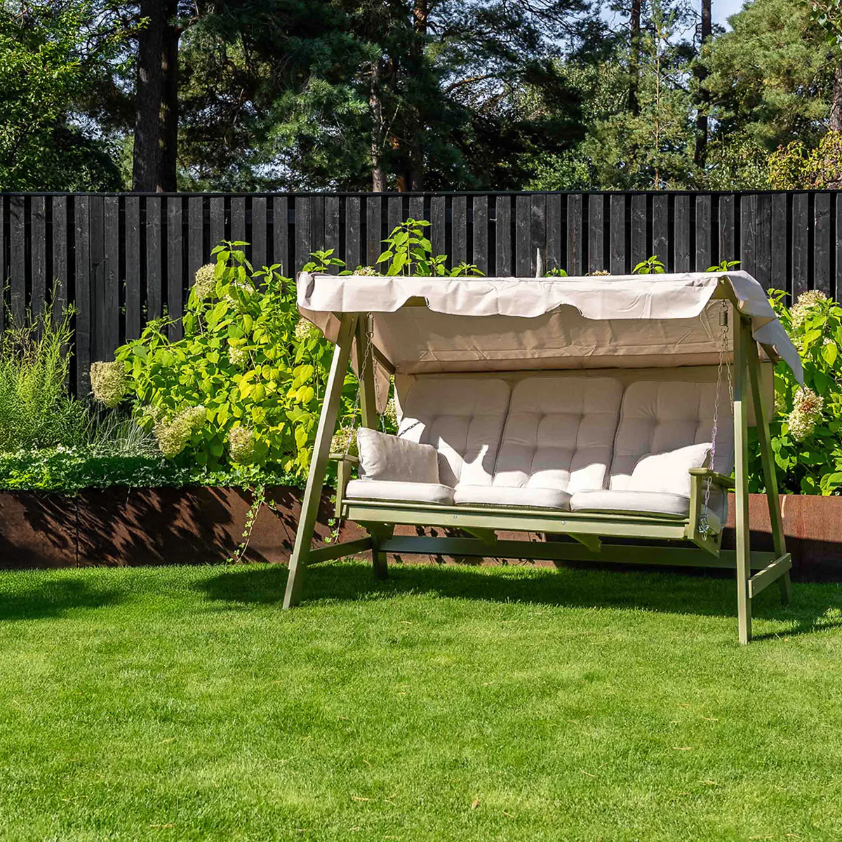 Hammock Eden Wood Mellby 3-sits Utomhus
