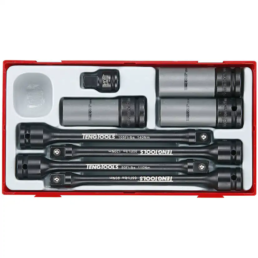 Torsionsstavssats 8 delar Teng Tools TTTS08