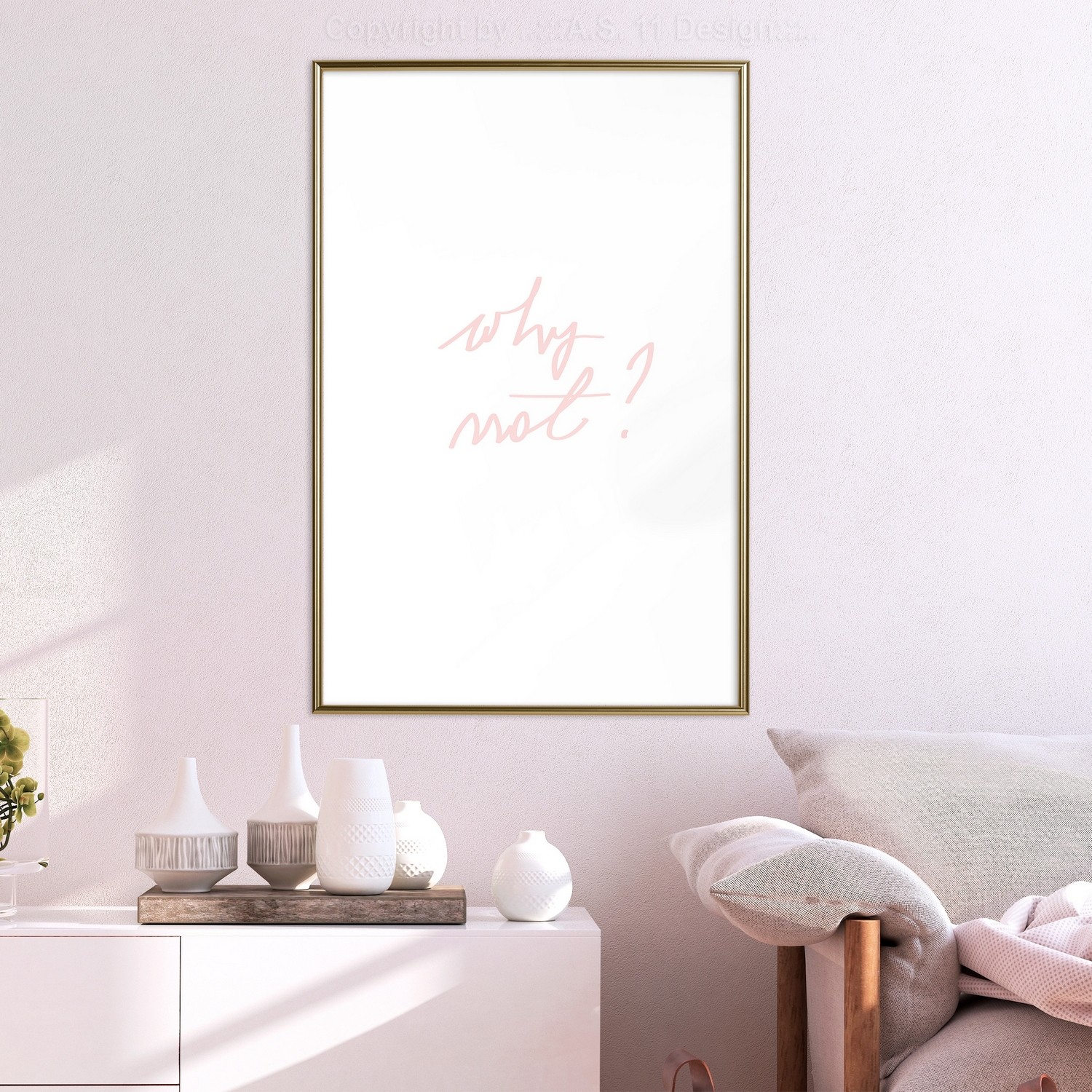 Poster Artgeist Affisch Why Not?