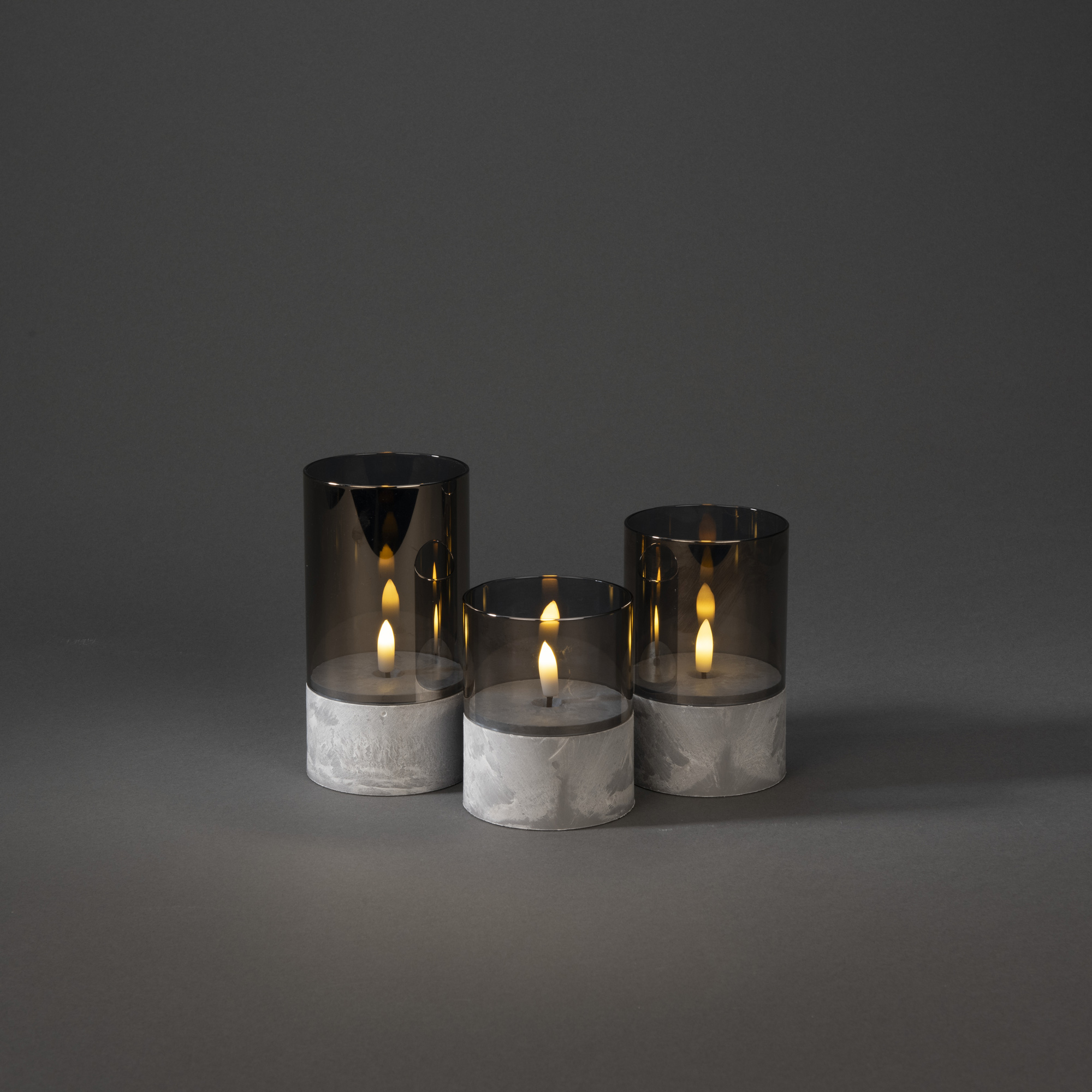 Ljuslykta Gnosjö Konstsmide Set 1819 LED