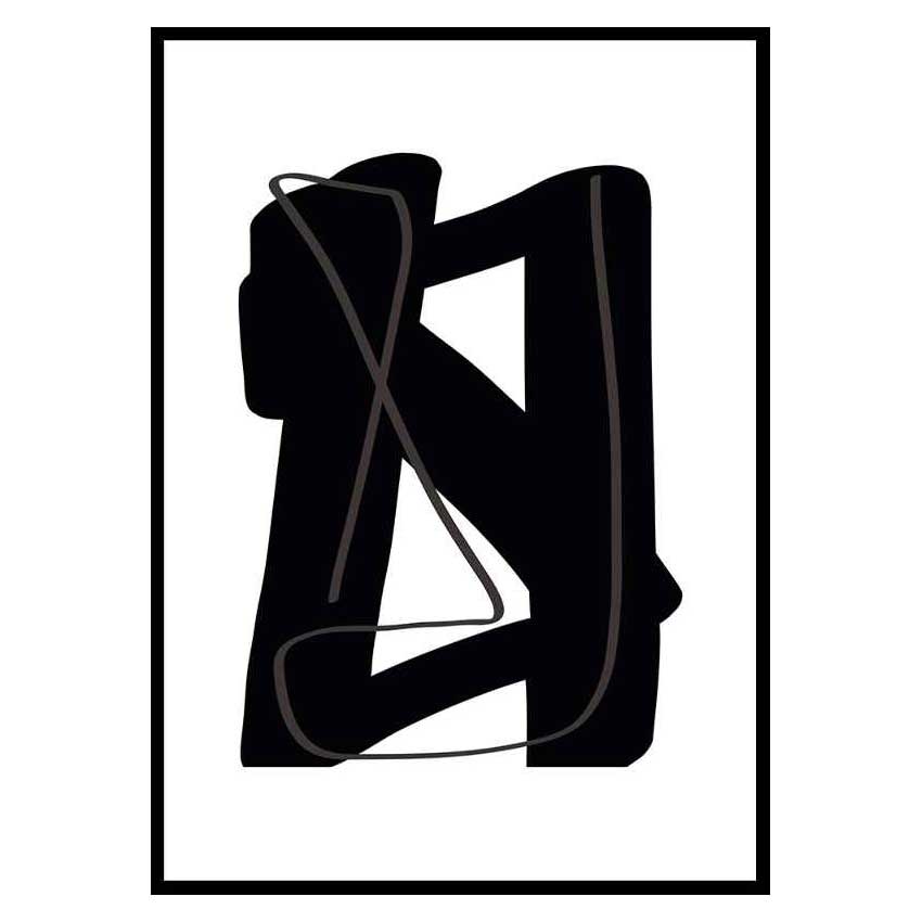 Poster Gallerix  Noir Audacieux
