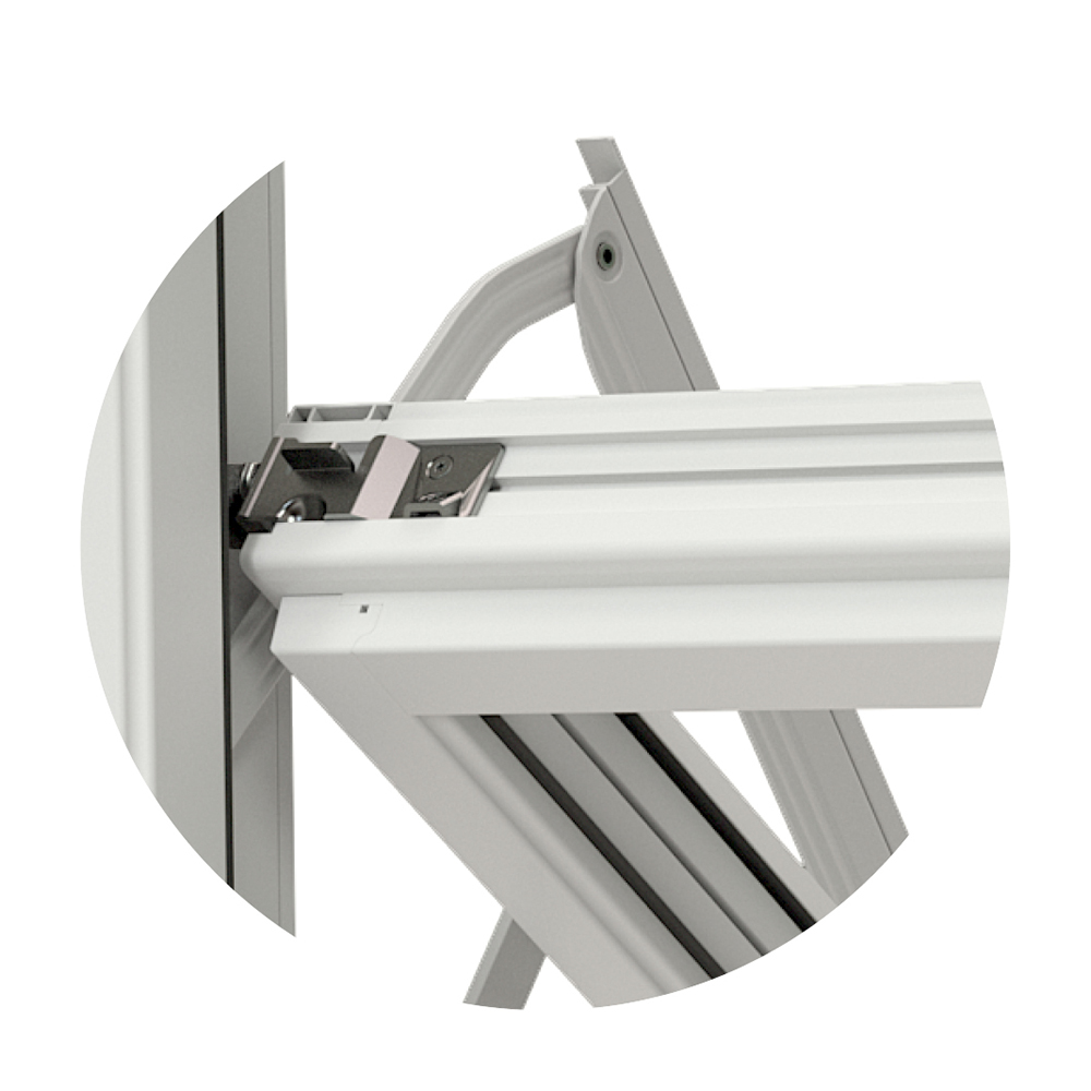 Vridfönster NorDan NTech 3-Glas Aluminium