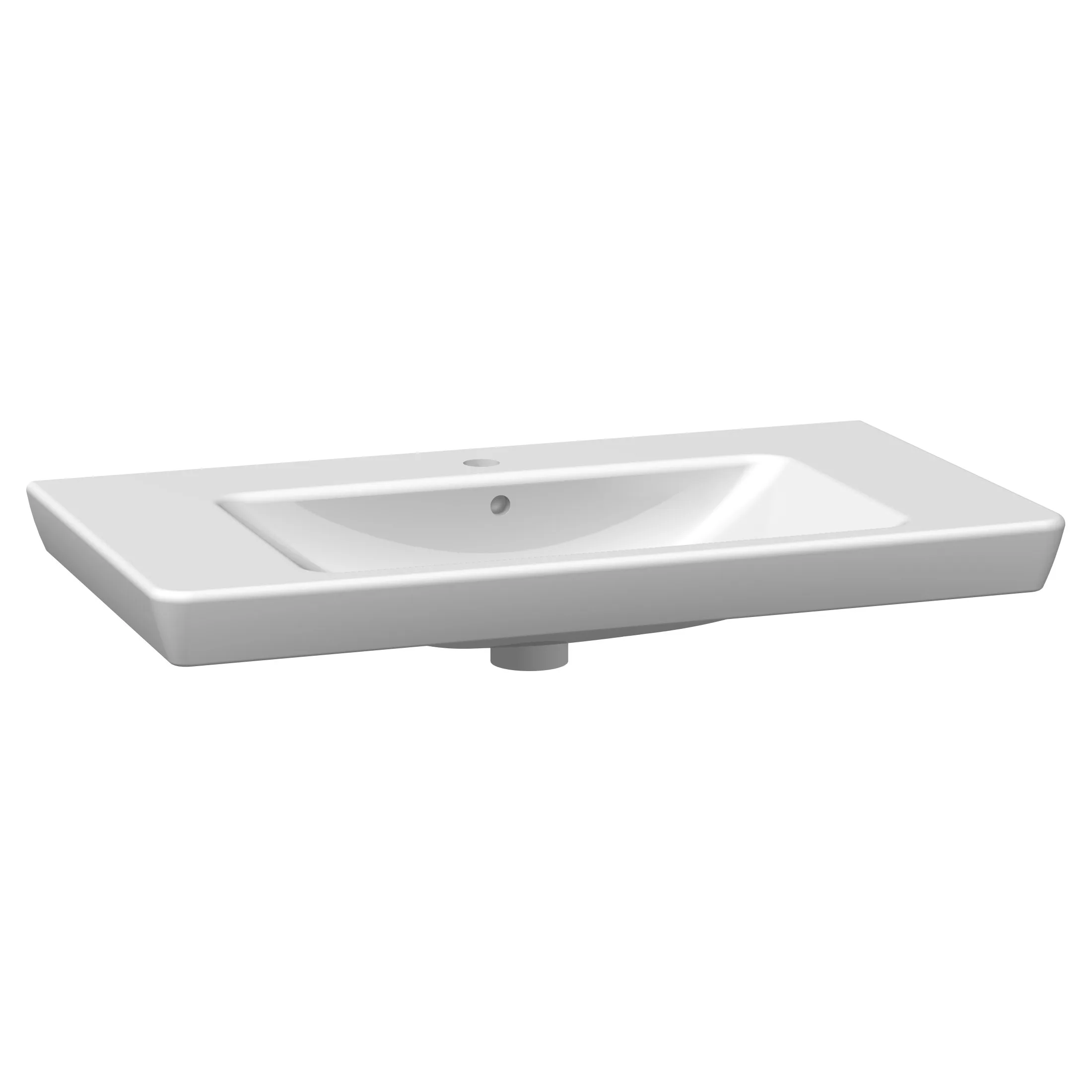 Tvättställ Lotto 85*48 cm porslin Vit BxD: 850x480 mm