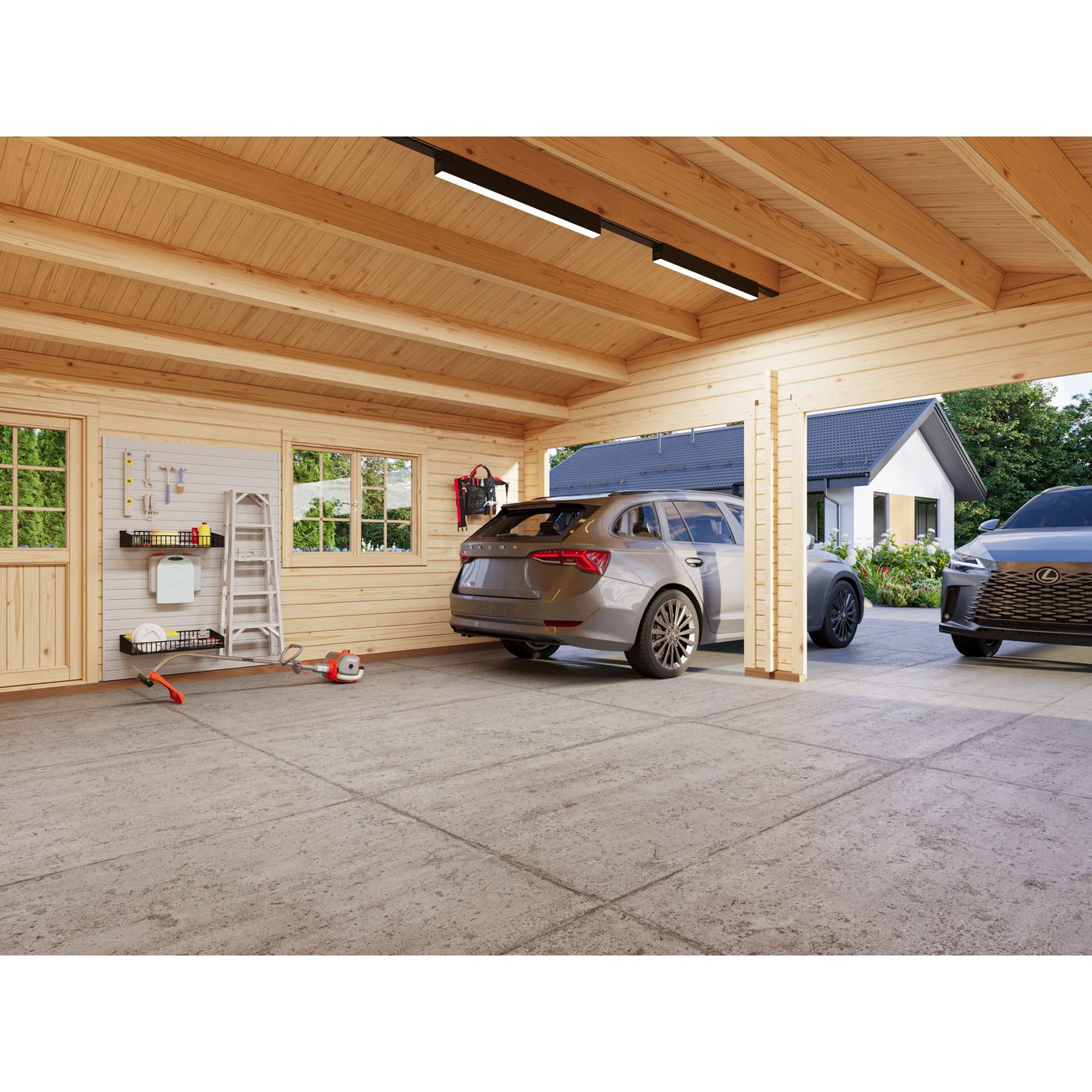 Roger 28,4 m2 kit Brun dippad