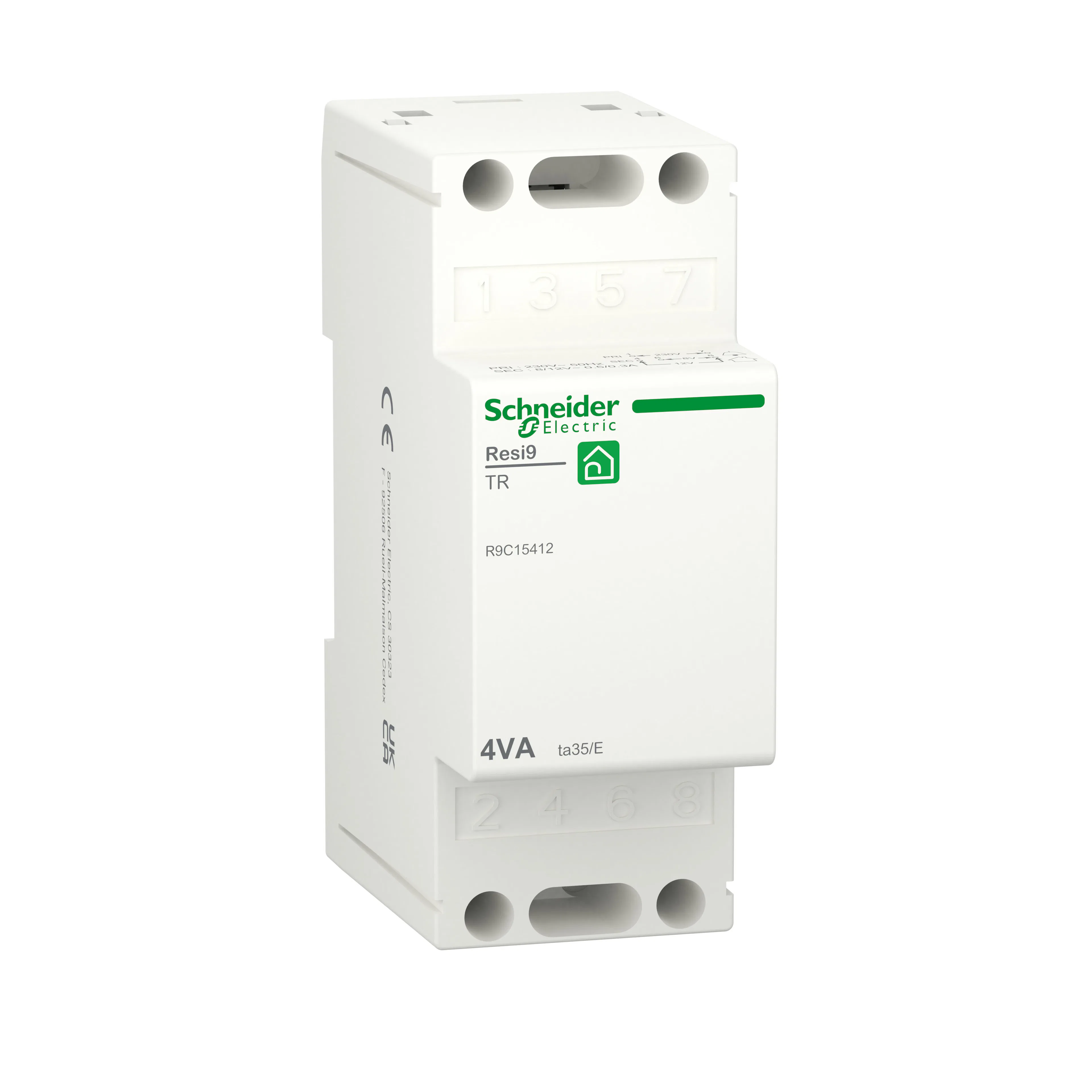Ringledningstransformator Schneider Electric Resi9 iTR 4–8 VA 8–12 V AC 230 V AC