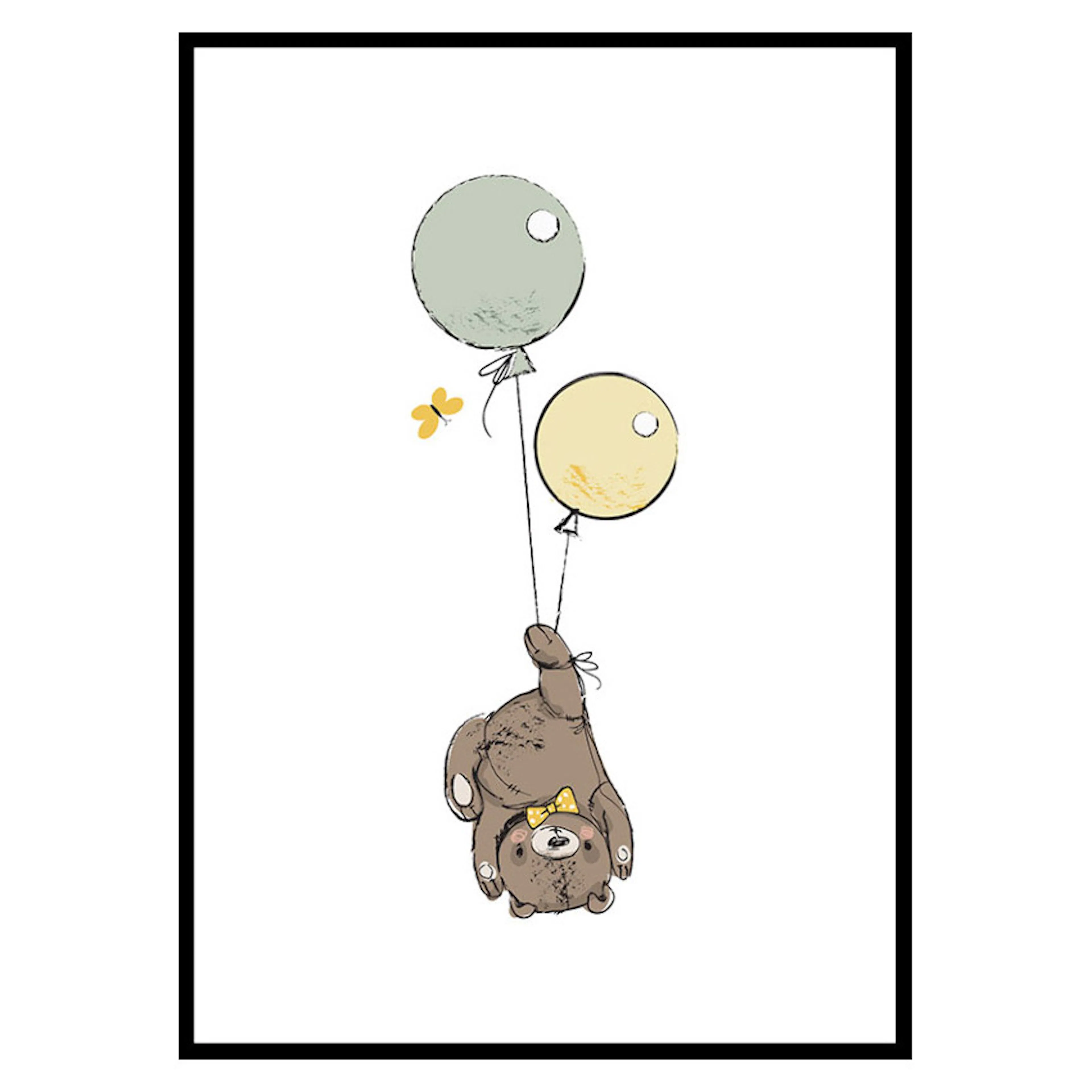 Poster Gallerix Animals And Balloons No3
