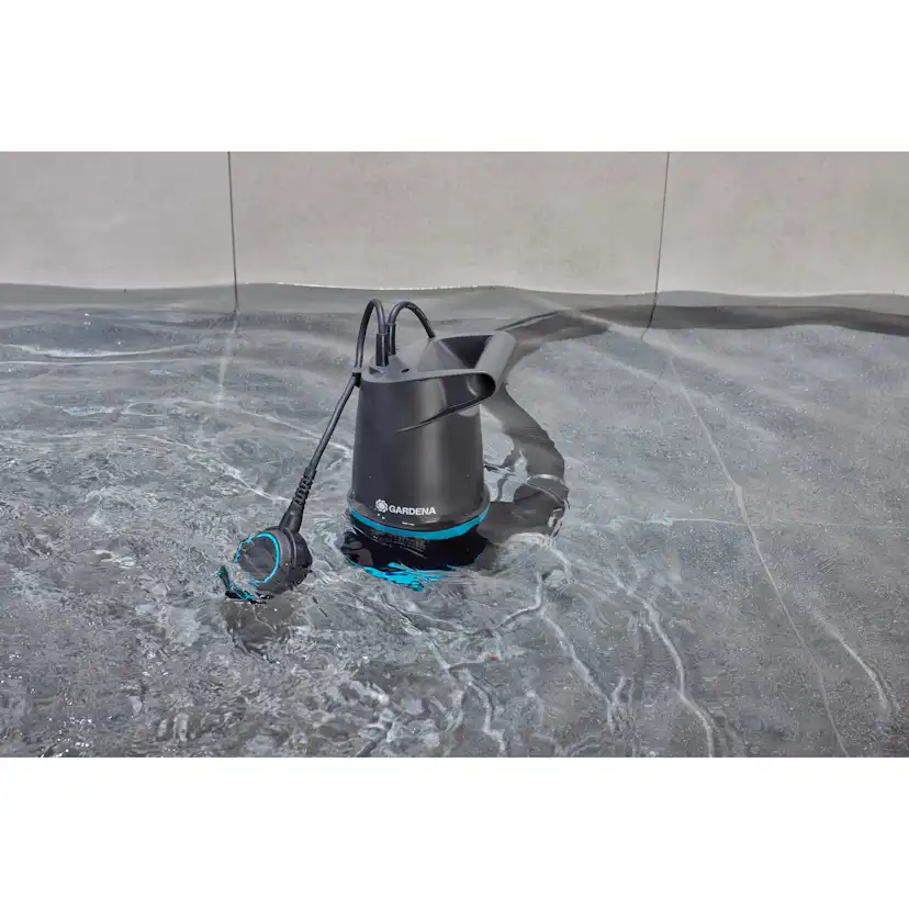 Spillvattenpump Gardena Basic 20000 För Rent & Smutsigt Vatten