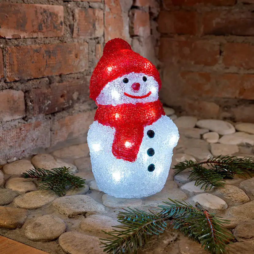 Juldekoration Gnosjö Konstsmide Snögubbe