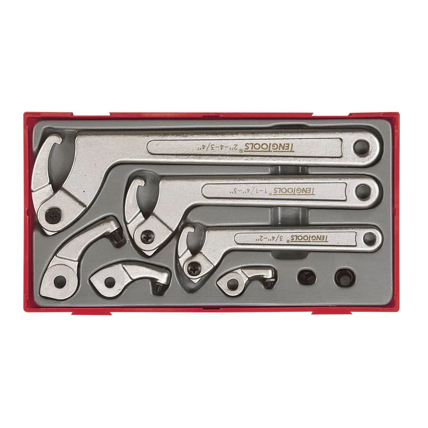 Haknyckelsats 8 delar Teng Tools TTHP08