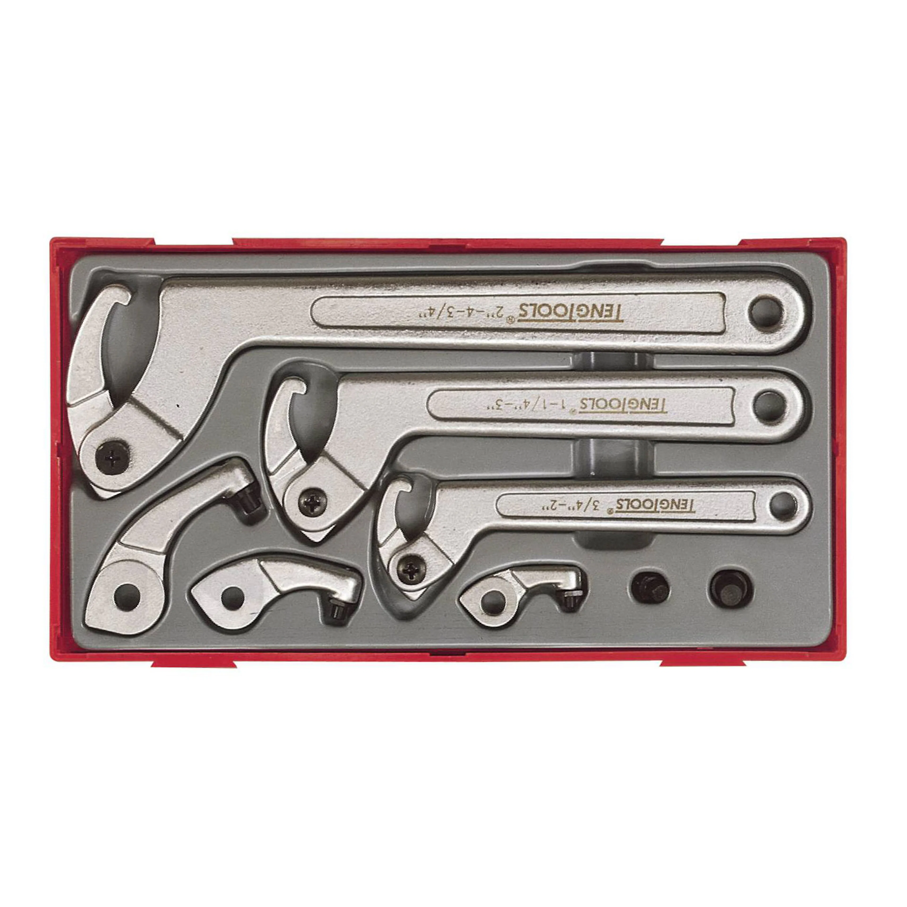 Haknyckelsats 8 delar Teng Tools TTHP08