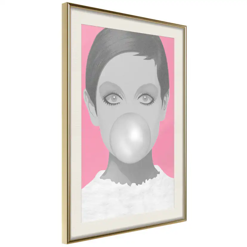 Poster Artgeist Affisch Bubble Gum