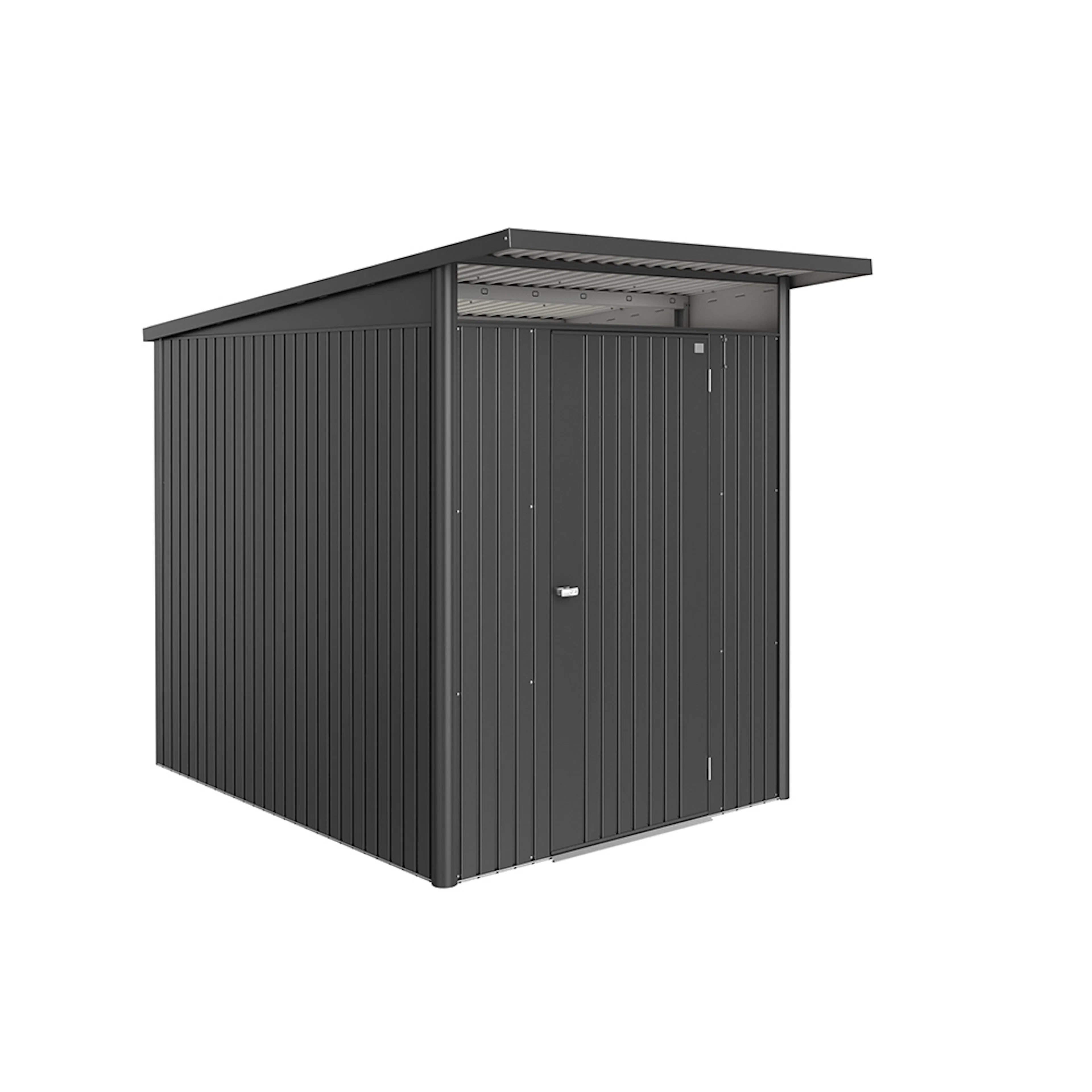 Redskapsbod Biohort Avantgarde Eco A2 Metallic Mörkgrå Standarddörr