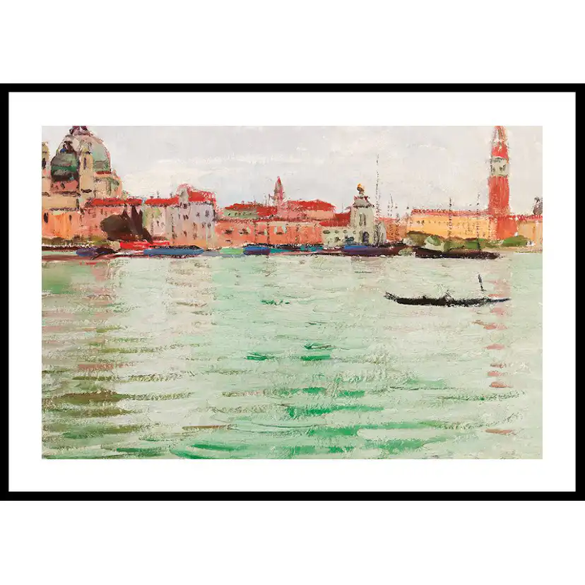 Poster Gallerix Venice Santa Maria Della Salute And Campanile Di San Marco By Carl Moll