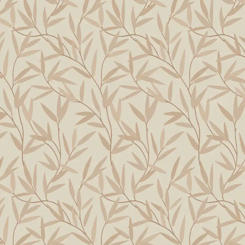 Tapet Laura Ashley Willow Leaf Naturel