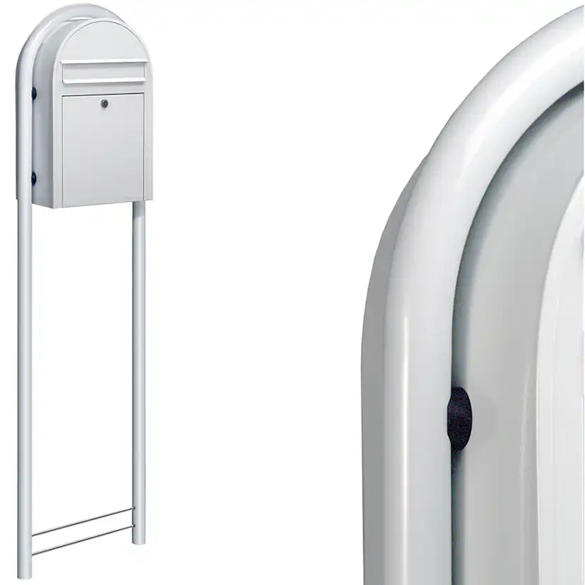 Bobi Round RAL 9016 Vit Vit