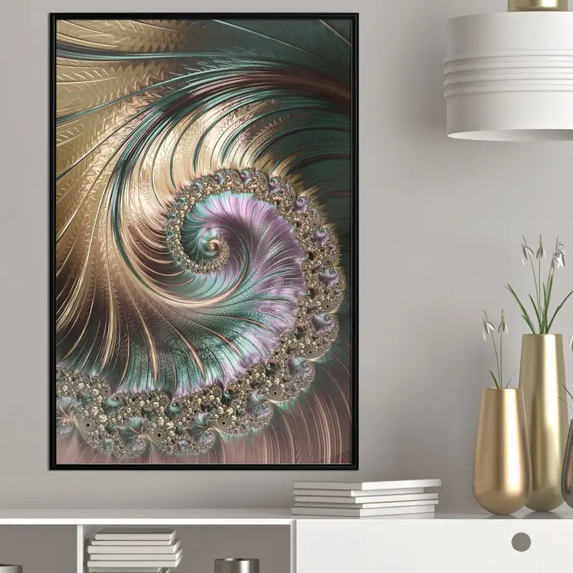 Poster Artgeist Affisch Fractal Swirl