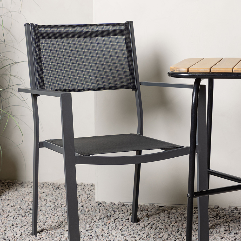 Cafégrupp Venture Home Holmbeck Bord med 2 Copacabana Stolar