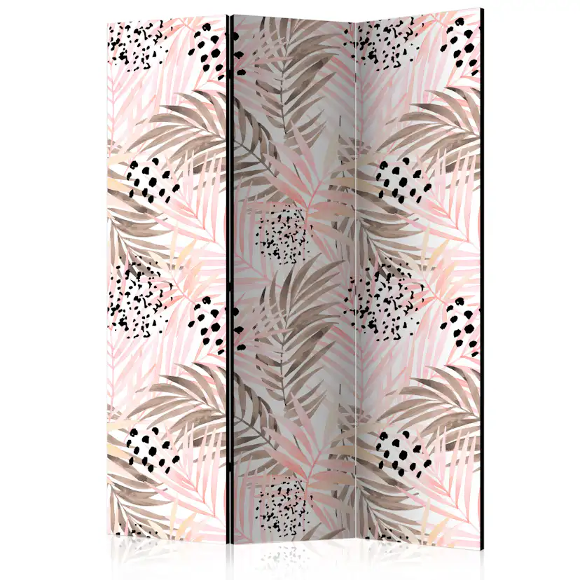 Rumsavdelare Arkiio Pink Palm Leaves 135x172 cm