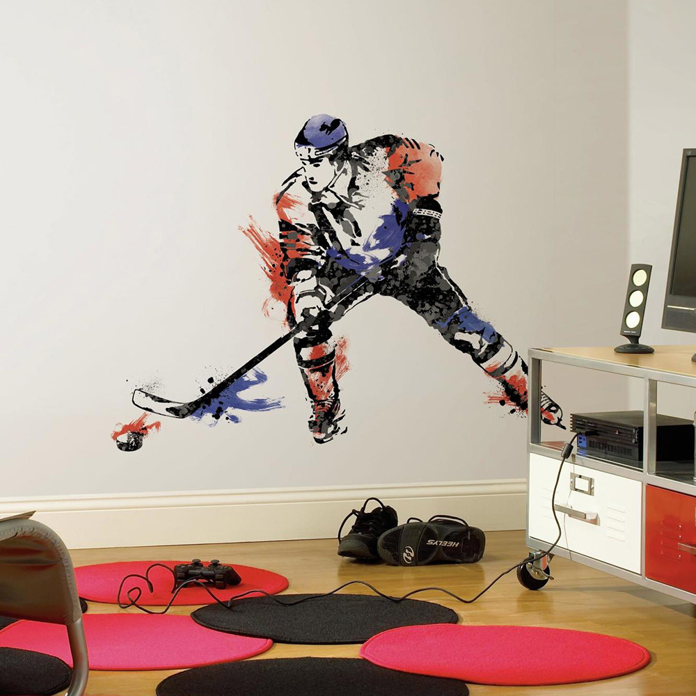 Väggdekor RoomMates Men's Hockey Champion