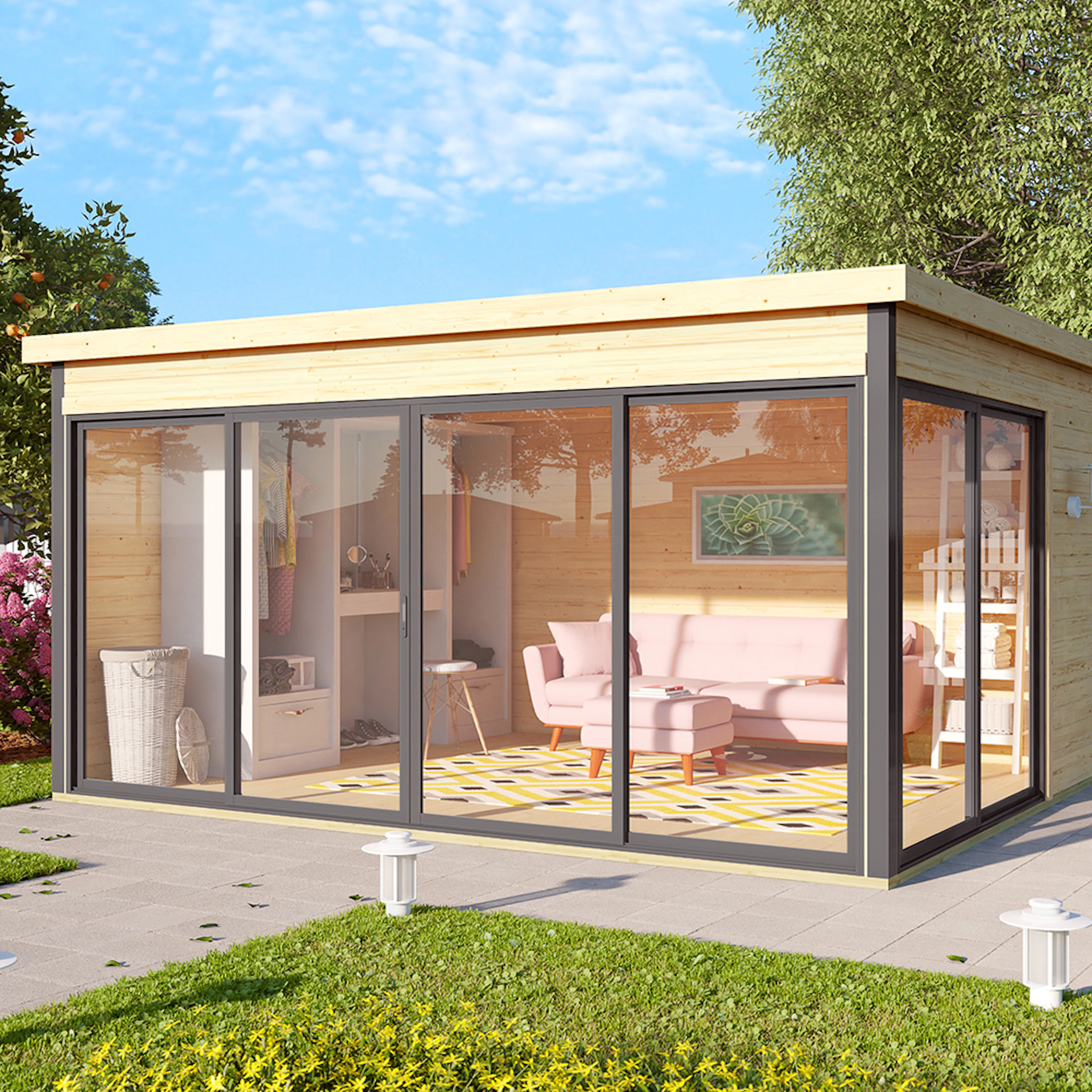 Fristående Uterum Landskap Stråla 13,5 kvm