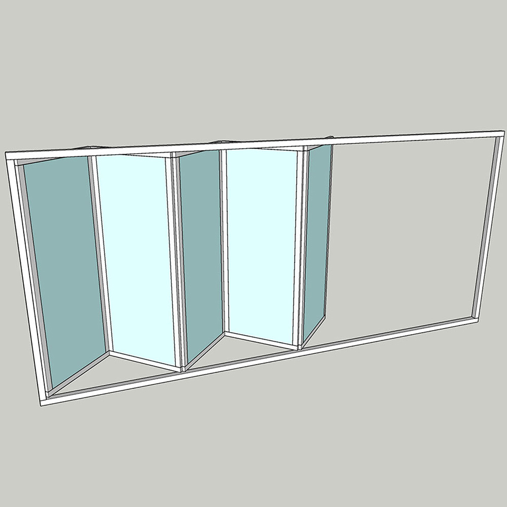 Vikparti Allvy Sunroom s75 3-Glas 5-Delad