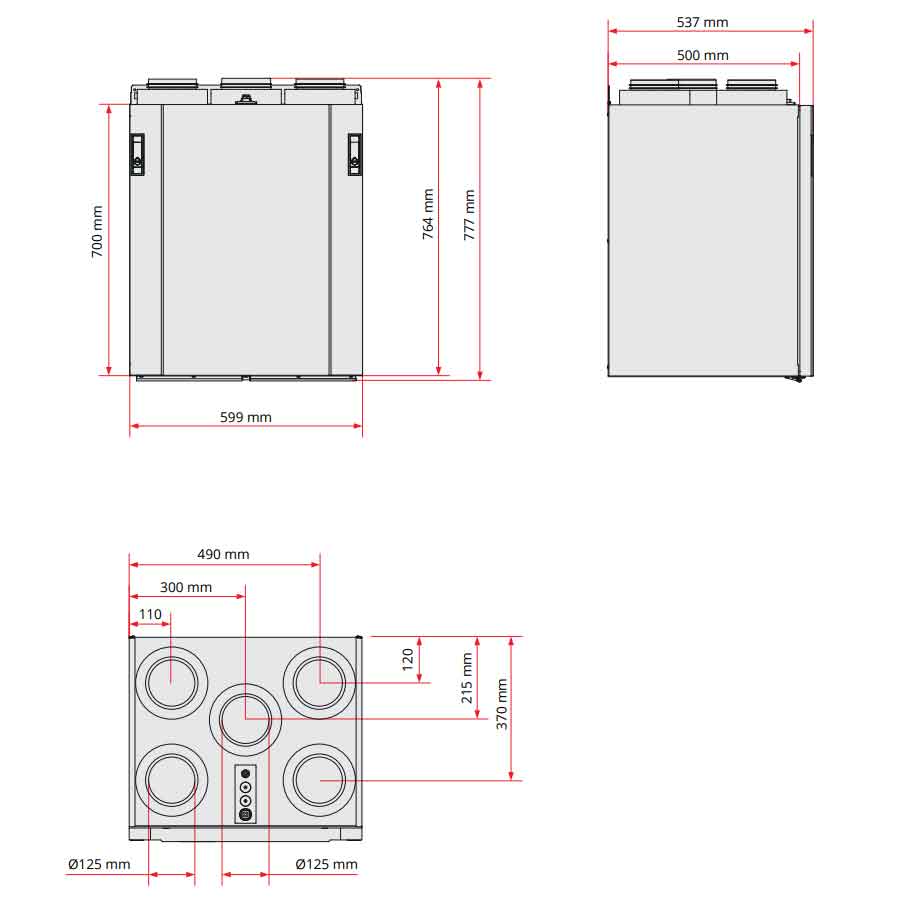 Luftbehandlingsaggregat Flexit Nordic S2