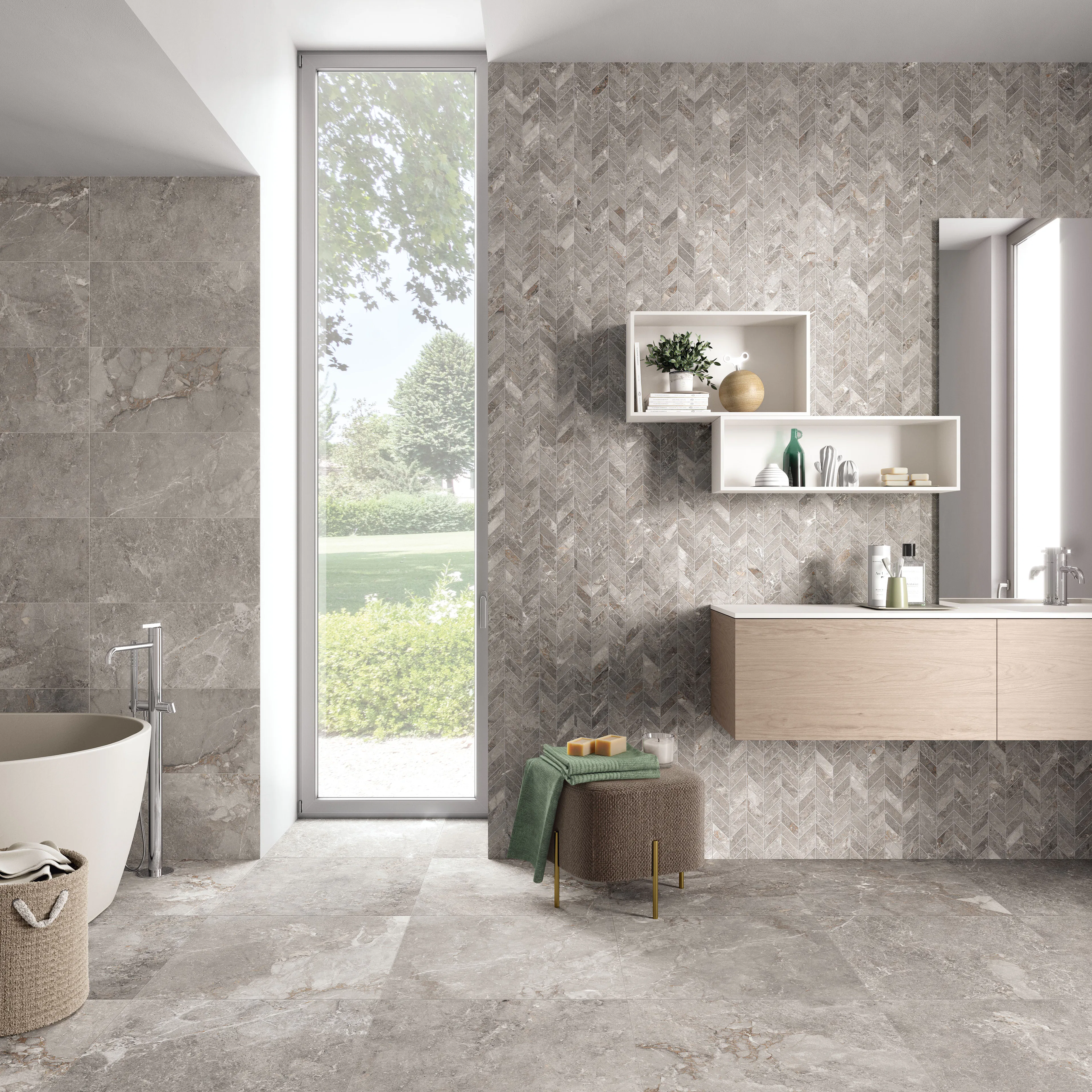 Klinker Astor Ceramiche Golden Age Grå 60x60 cm