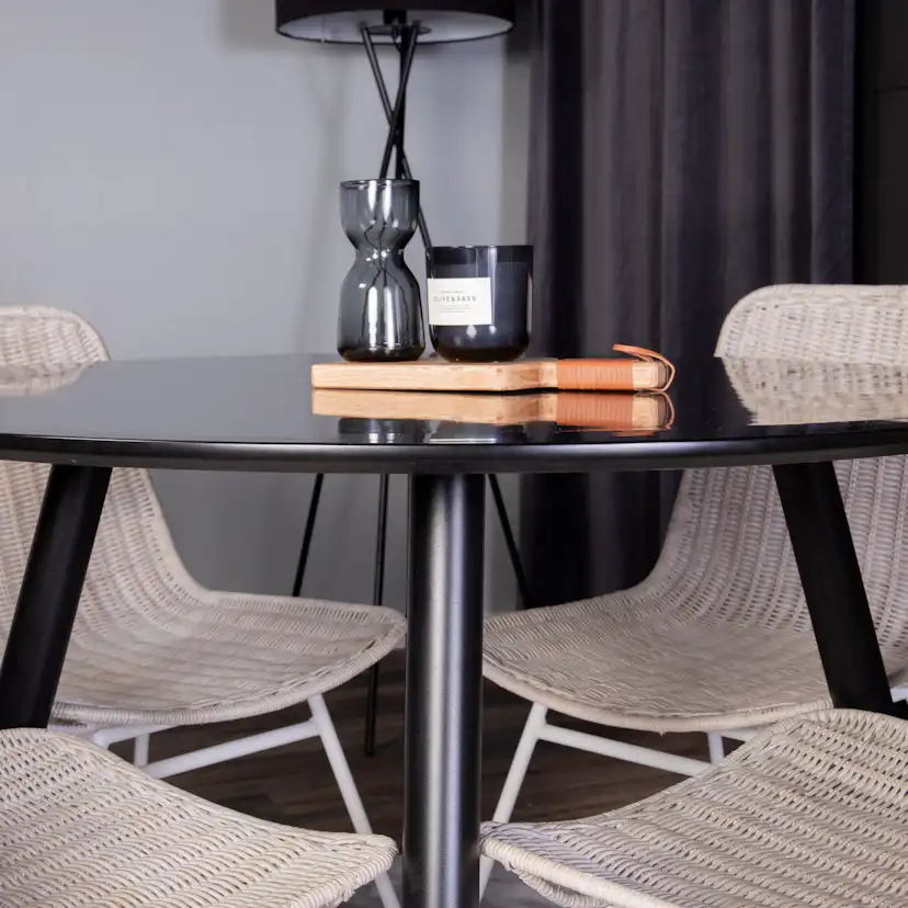 Matgrupp Venture Home Plaza med 4st Cirebon Stolar