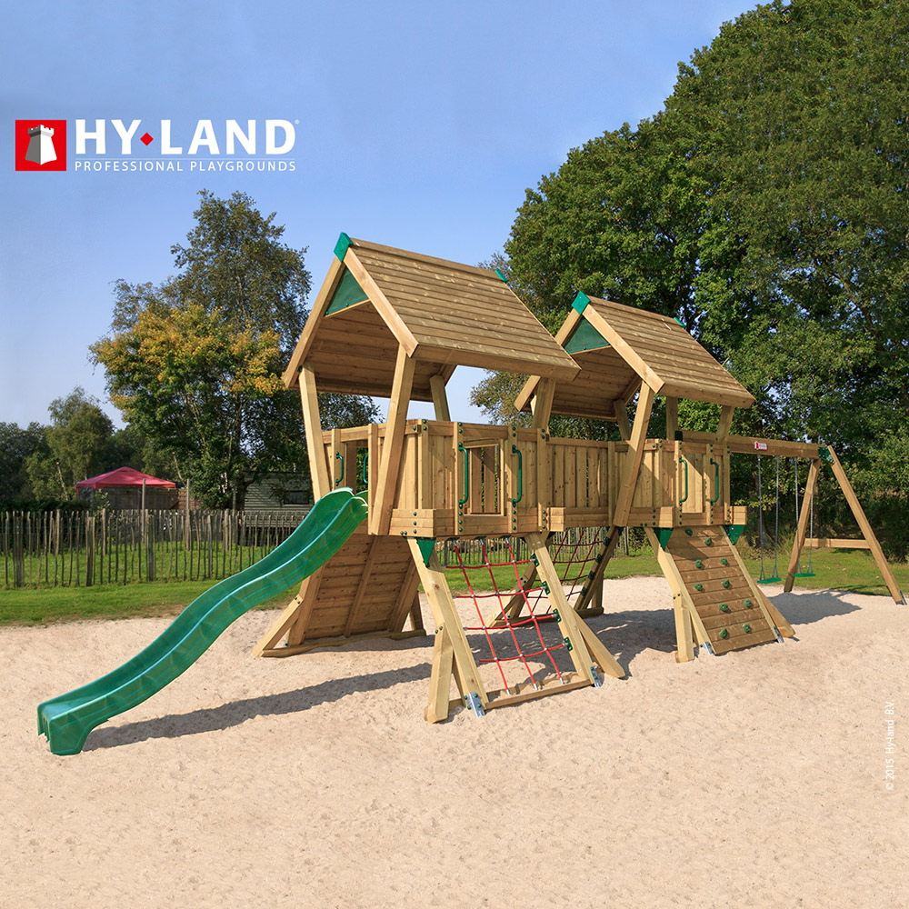 Klätterställning Hy-Land Projekt Q 4 + Swingmodul