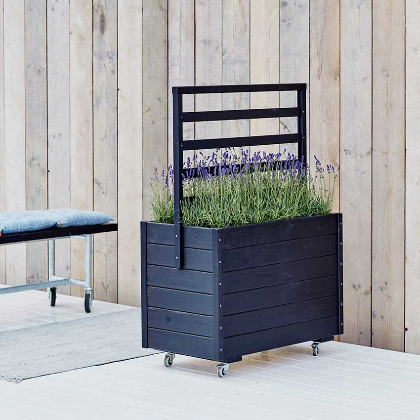 Blomlåda PLUS med Spaljé 88x48x124 cm