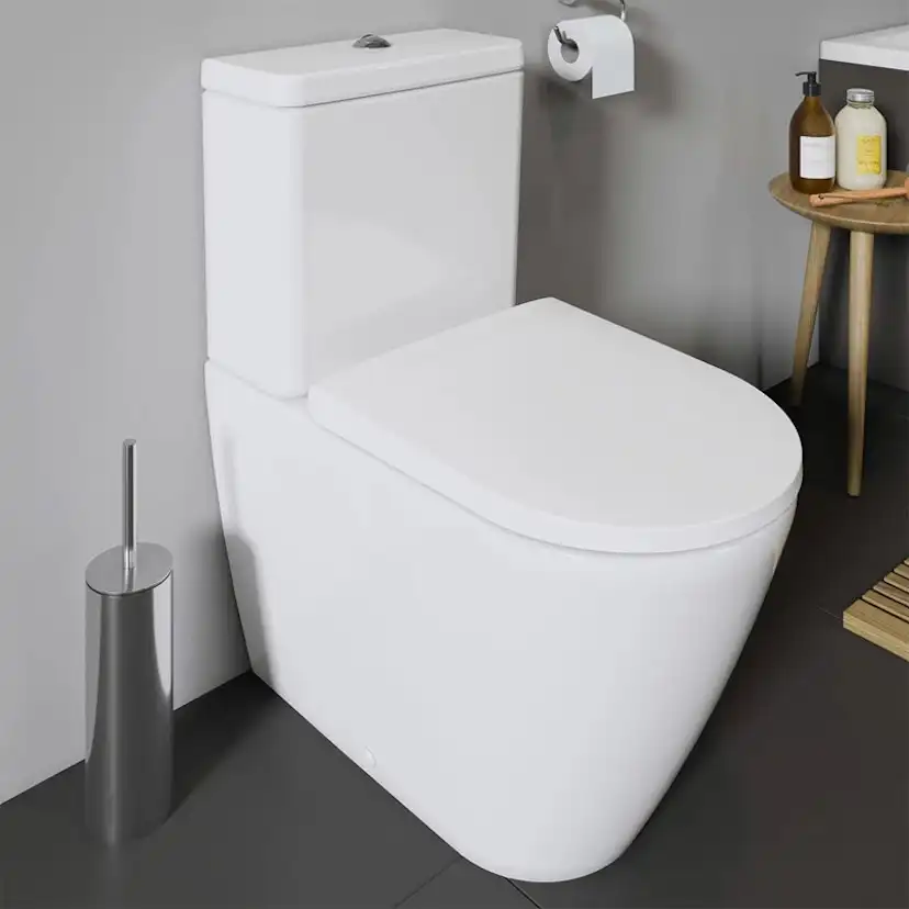 Toalettstol Duravit D-Neo 200209 Rimless med Mjukstängande Hårdsits