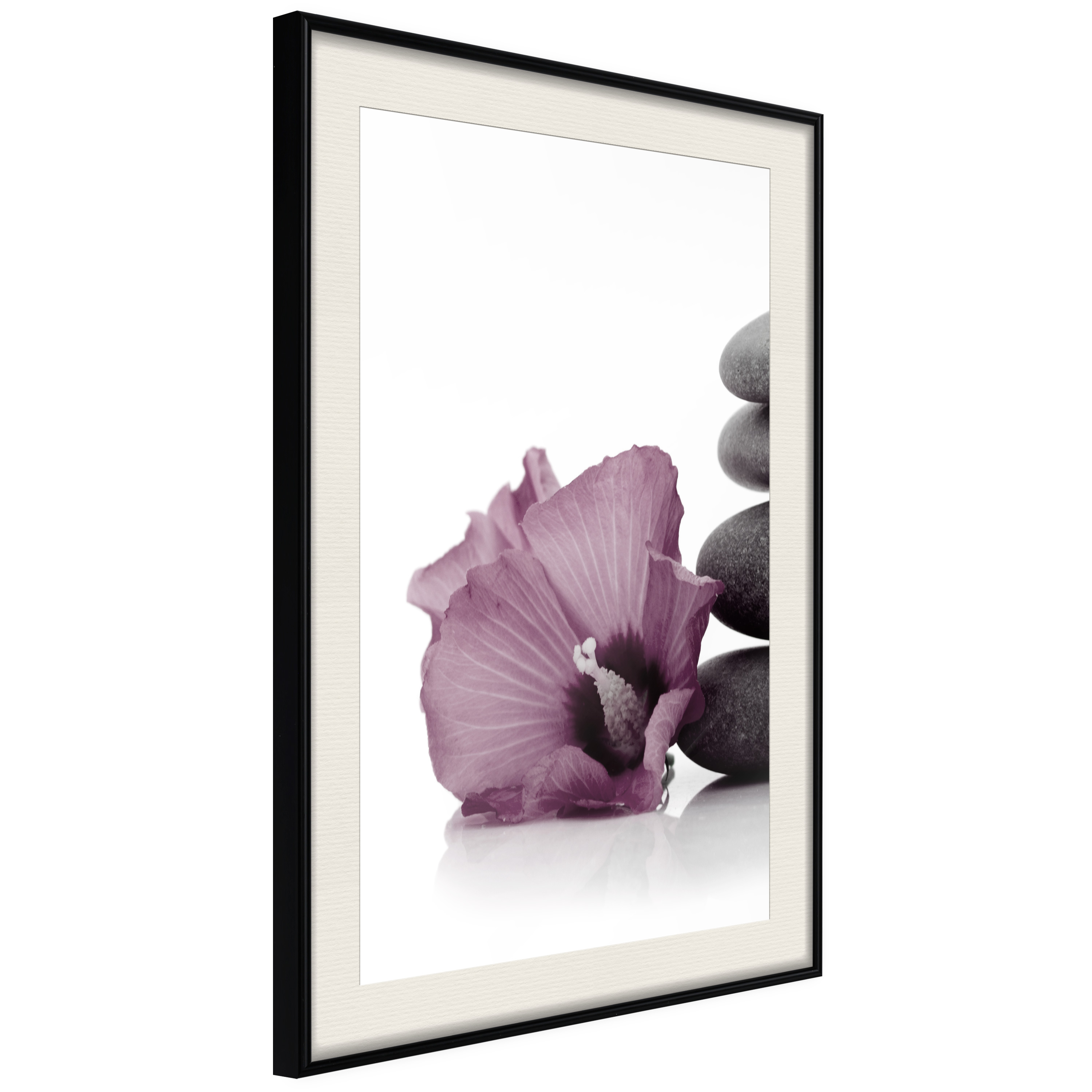 Affisch - Stone Consolation [Poster] 30x45 Svart ram med passepartout, 30x45 cm
