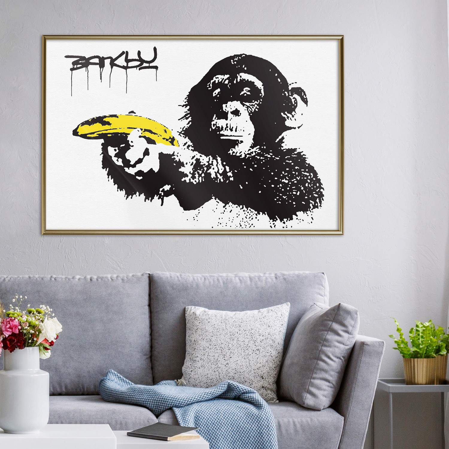 Poster Artgeist Affisch Banana Gun